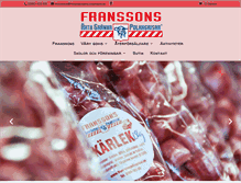 Tablet Screenshot of franssonspolkagrisar.se